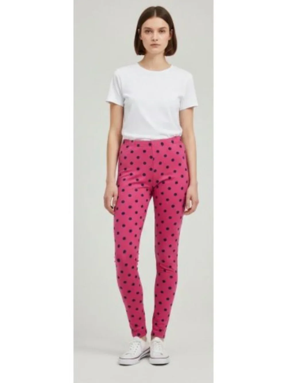 CARTER'S Cranberry Red Polka Dot Leggings Girls Size 12